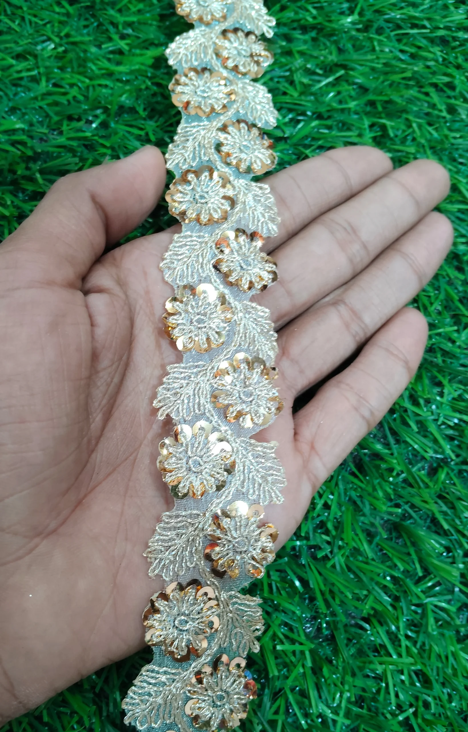 IMG_20251002_120359 Golden sequence saree lace